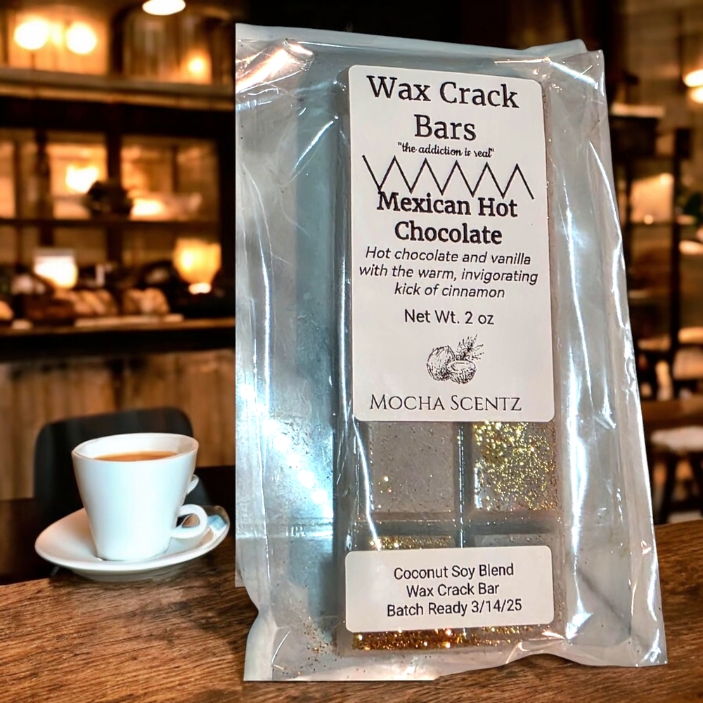 Handmade Wax Crack Bars - Mexican Hot Chocolate